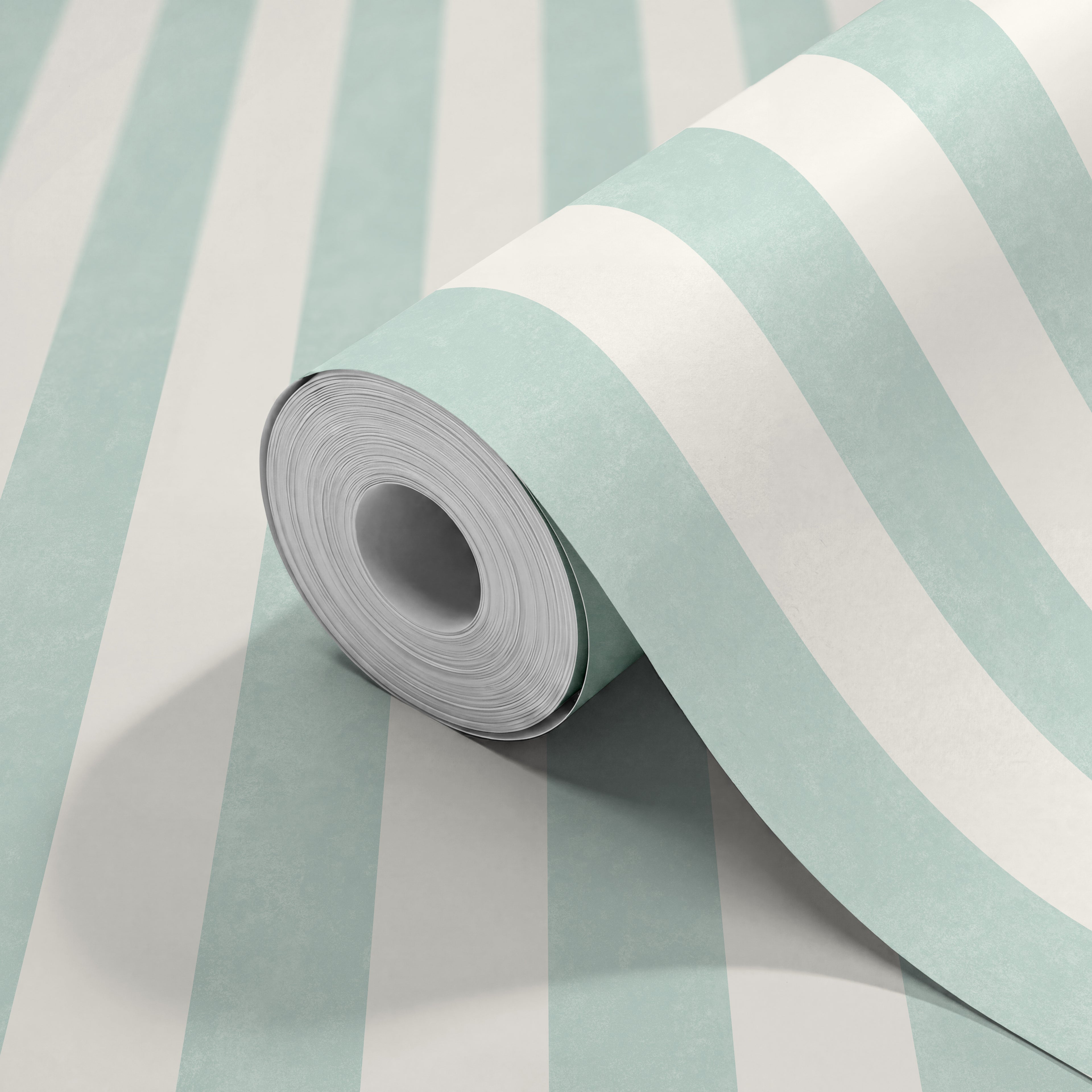 TEXTURED STRIPE - Duckegg Blue