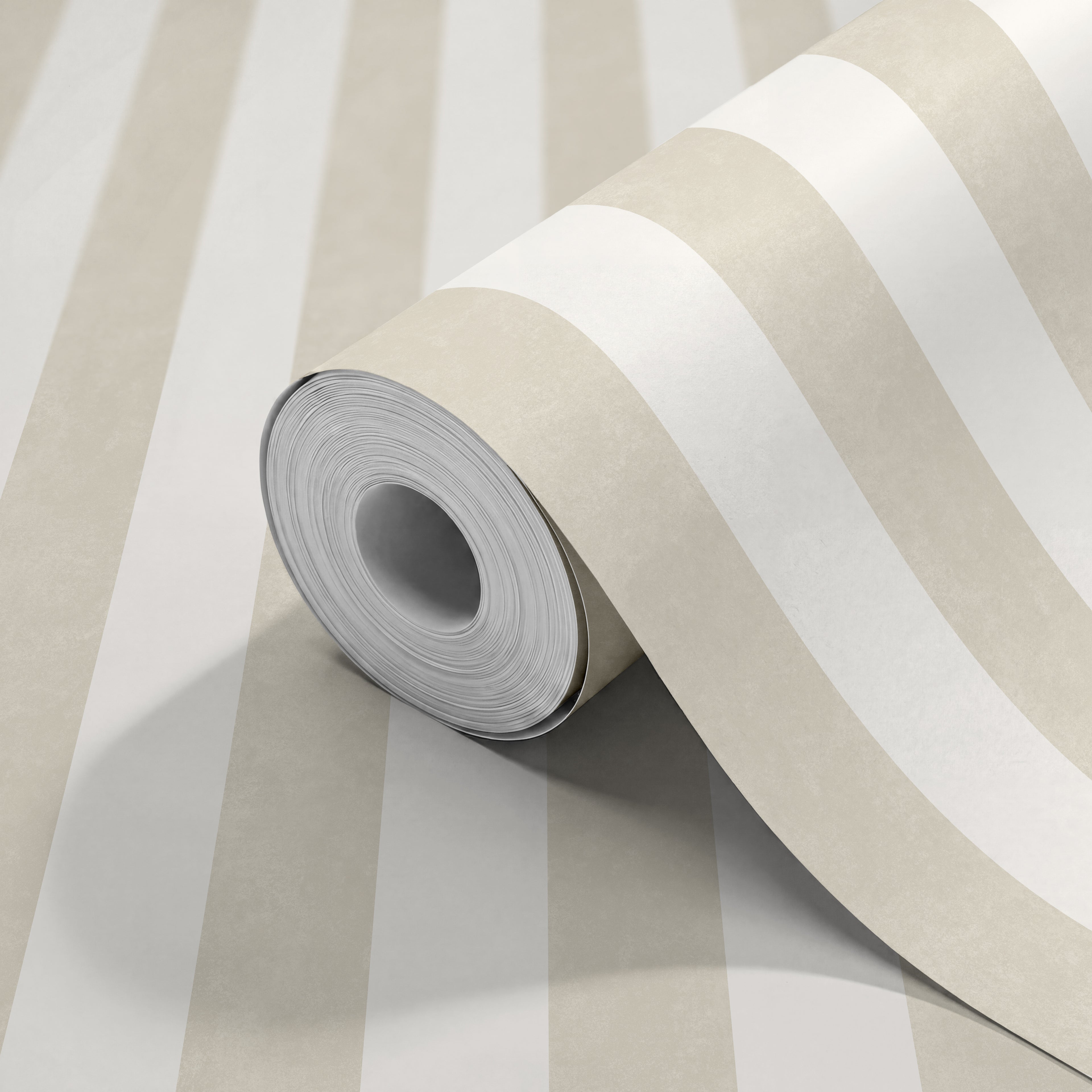 TEXTURED STRIPE - Linen & Ivory
