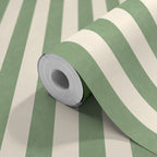 TEXTURED STRIPE - Green & Natural