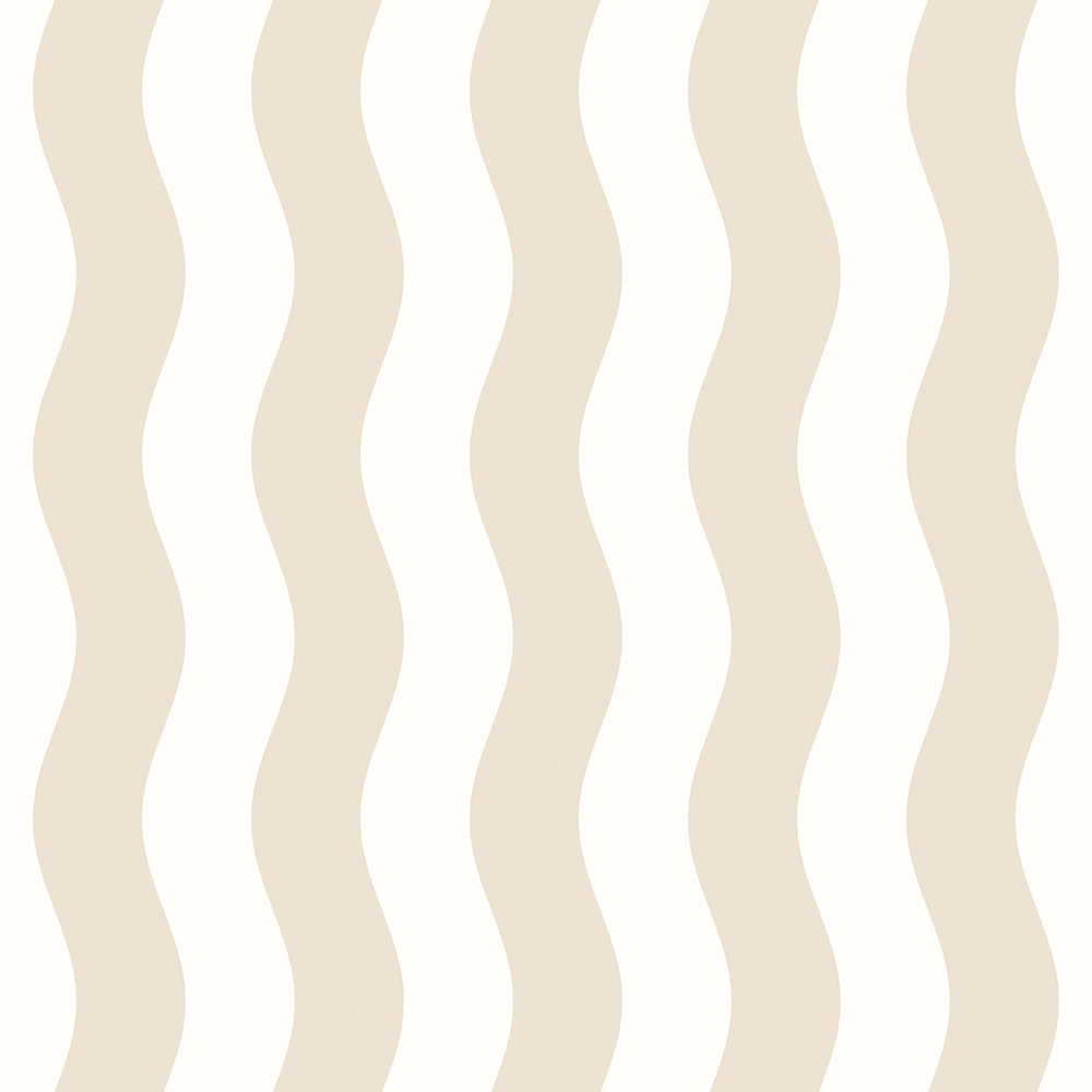 WAVY STRIPE - Linen & Ivory