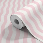 WAVY STRIPE - Pink & White