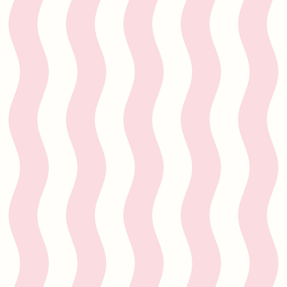 WAVY STRIPE - Pink & White