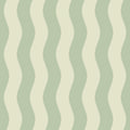 WAVY STRIPE - Tonal Green