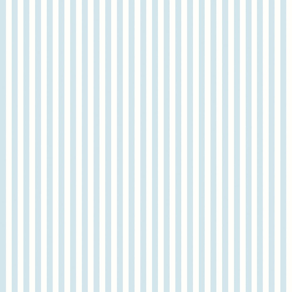 SLIMLINE STRIPE - Sky Blue & White