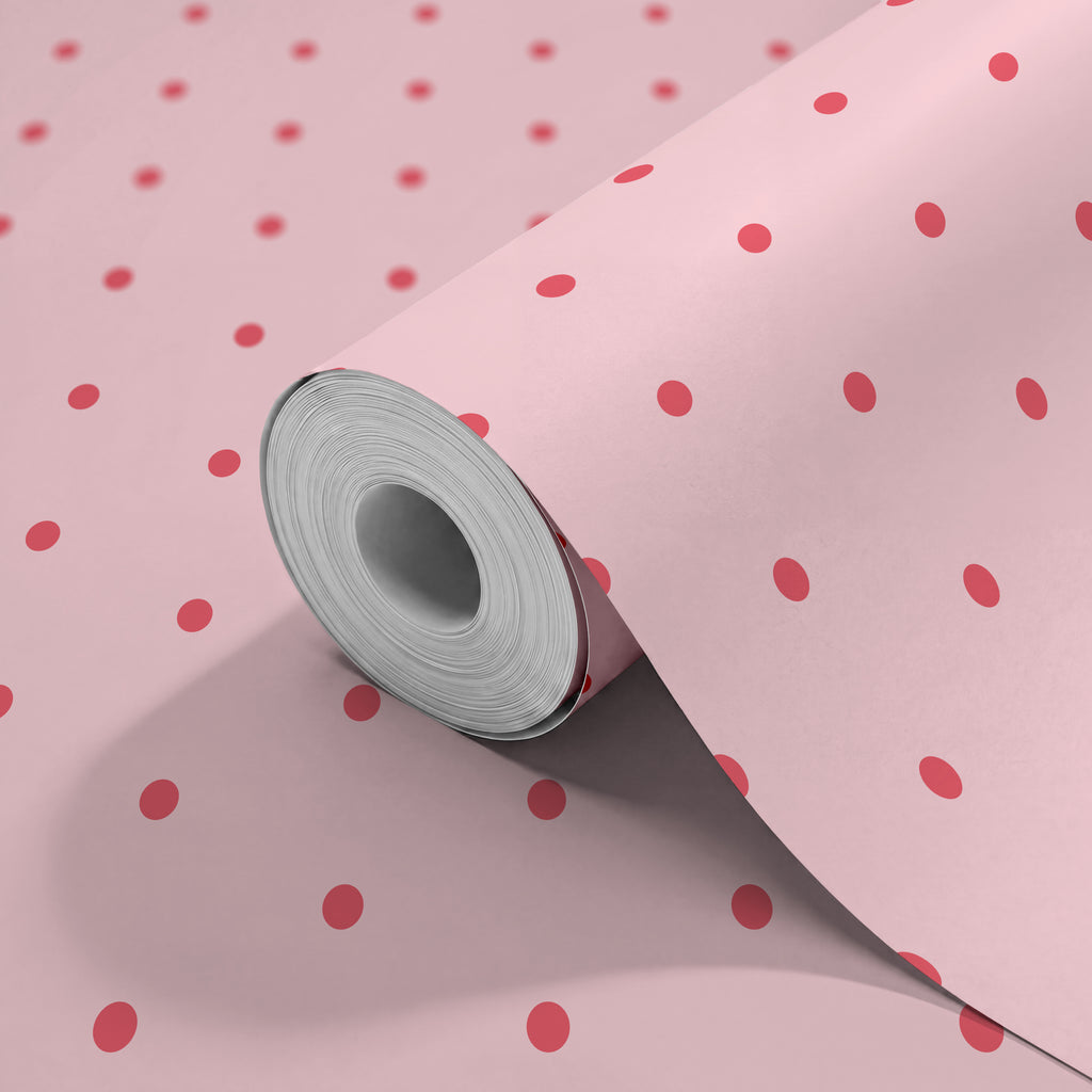 POLKA DOT SPOT - Pink & Red