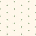 POLKA DOT SPOT - Green & Ivory