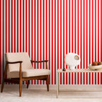 CLASSIC STRIPE - Red & White