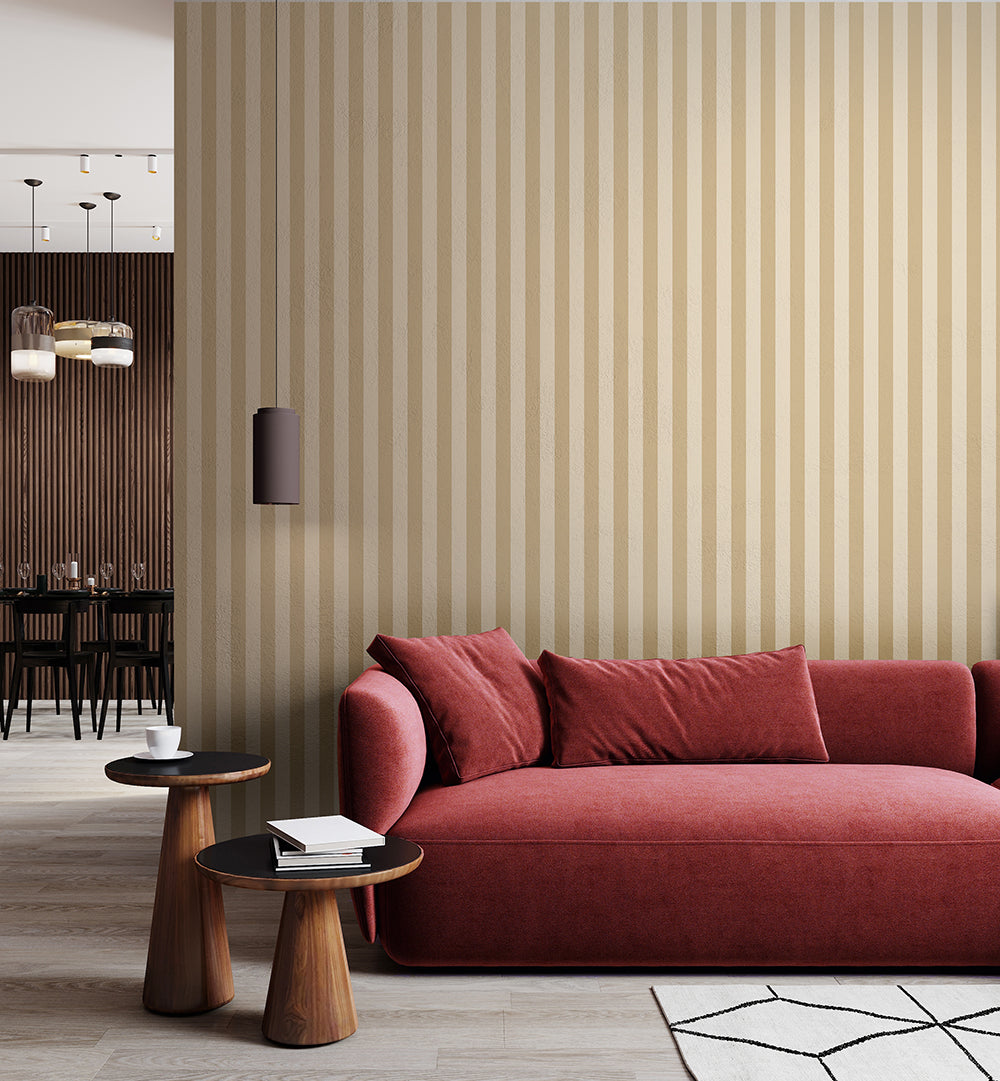 CLASSIC STRIPE - Straw & Linen