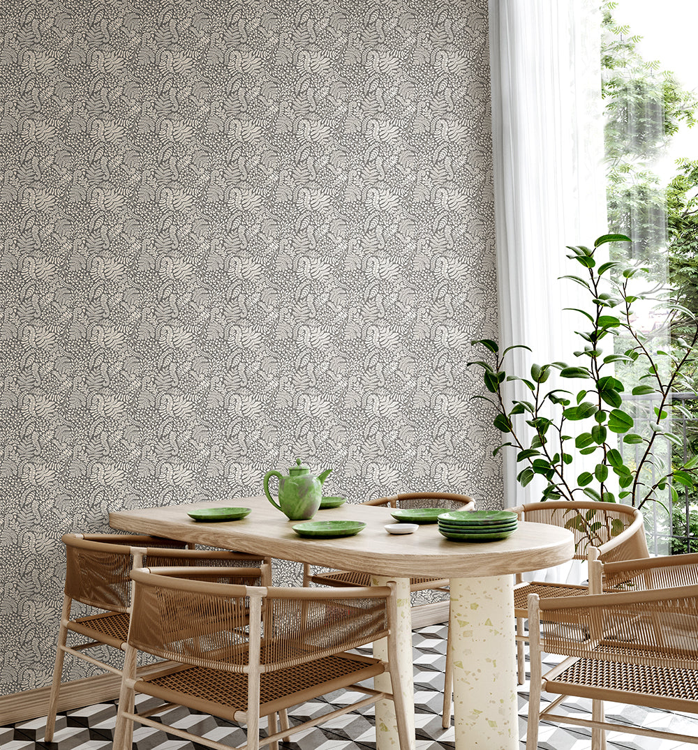 FERN TRAIL - Charcoal & Linen