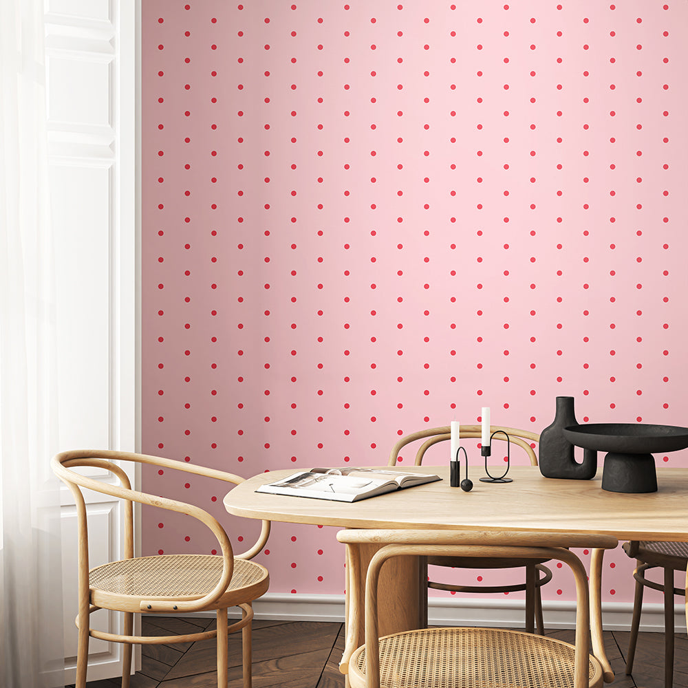 POLKA DOT SPOT - Pink & Red