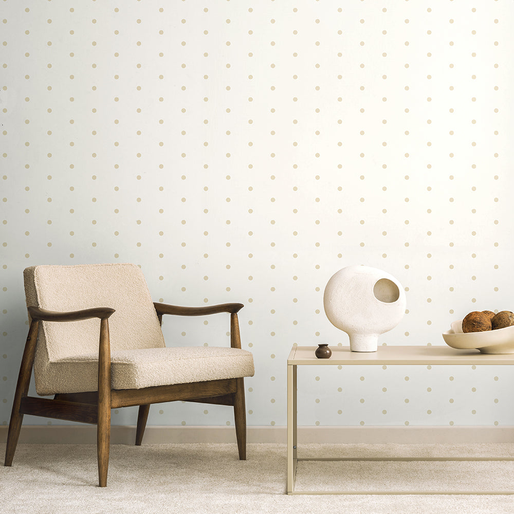 POLKA DOT SPOT - Natural & White